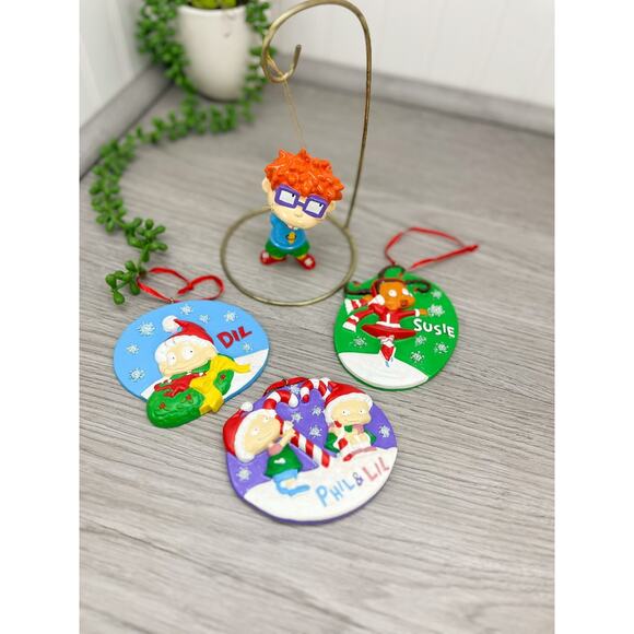 Lot of 4 Vintage Nickelodeon's Rugrats Collectible Ornaments Rugrats Figures - Picture 5 of 6